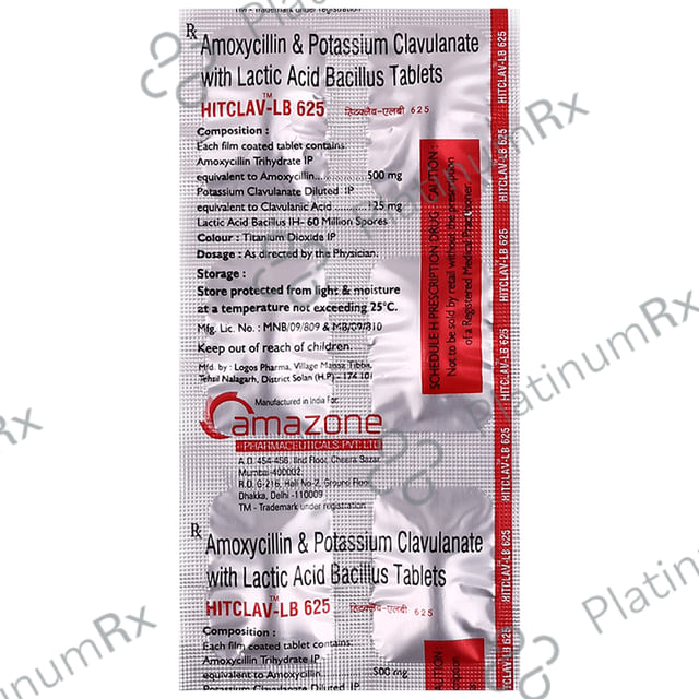 Hitclav-LB 625 Tablet