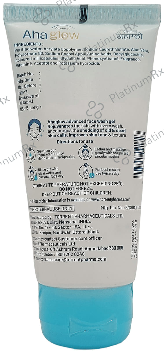 Ahaglow Advanced Skin Rejuvenating Face Wash 50gm