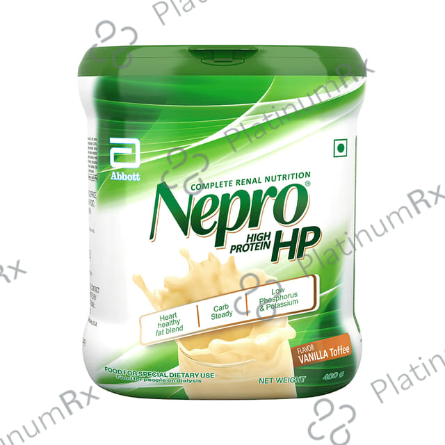 Nepro Complete Renal Nutrition High Protein Vanilla Toffee Flavour Powder 400gm