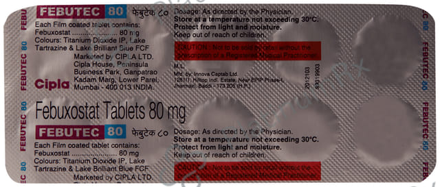 Febutec 80mg Tablet 10s
