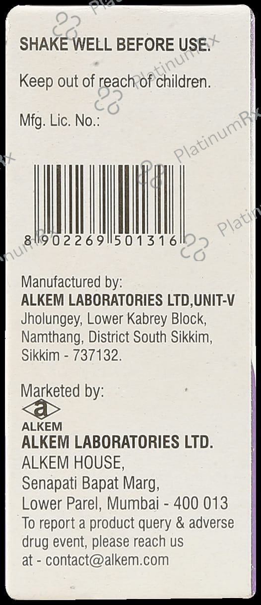 Zithium XL 200mg Suspension 30ml