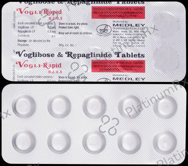 Vogli Rapid 0.5/0.2mg Tablet 10s