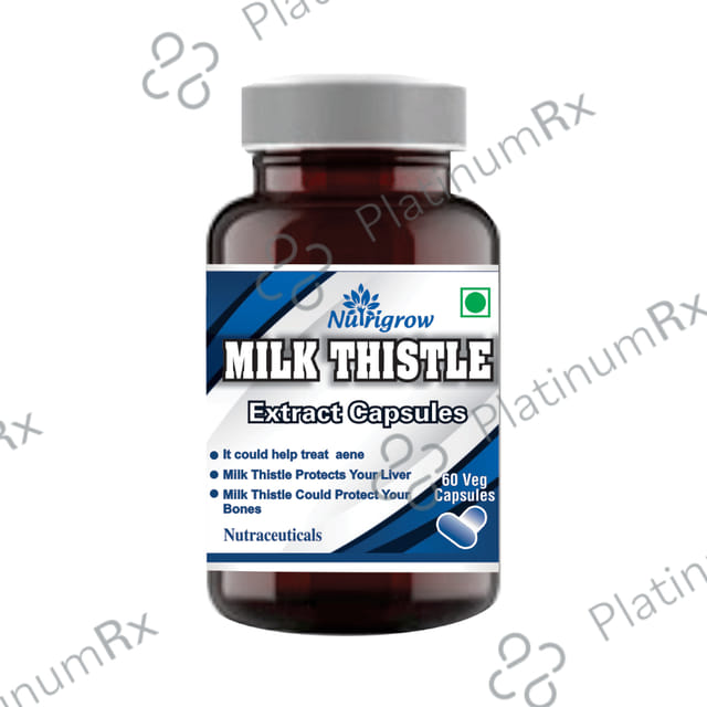 Nutrigrow Milk Thistle Veg Capsule 60 vegicaps
