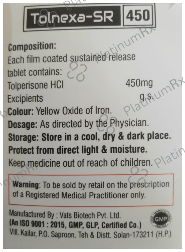Tolnexa-SR 450 Tablet