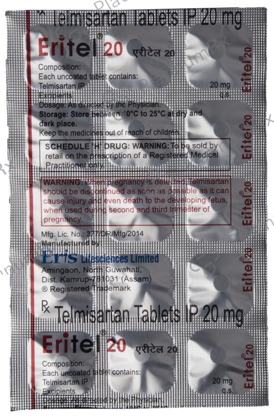 Eritel 20mg Tablet 15s