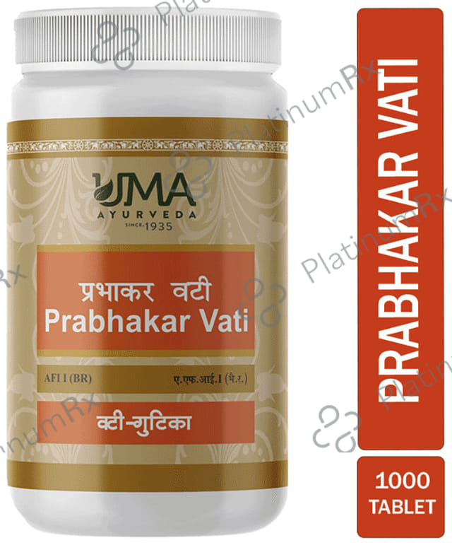 Uma Ayurveda Prabhakar Vati Tablet