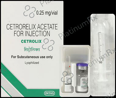 Cetrolix 0.25mg Injection 1s