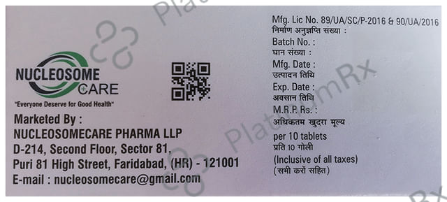 Pregasome Mnt 75mg/10mg/1500mcg Tablet