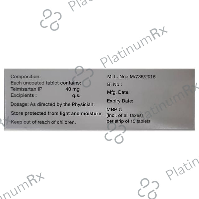 Telvas 40mg Tablet 15s