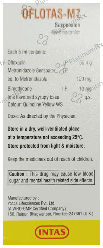 Oflotas MZ Oral Suspension