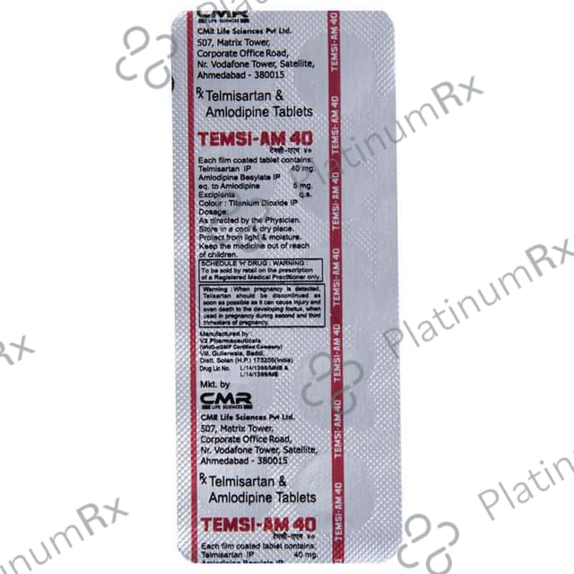 Temsi-AM 40 Tablet