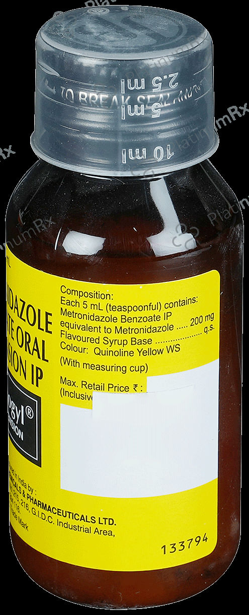 Metrogyl 200mg Suspension 60ml