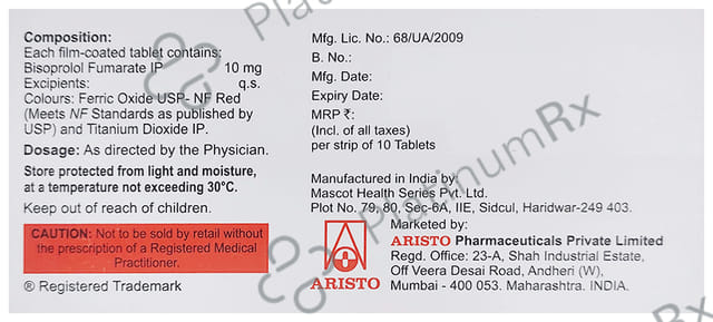Cardibis 10mg Tablet 10s