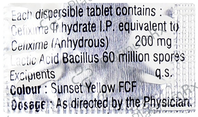 Cefo L 200mg/60M Tablet DT 10s