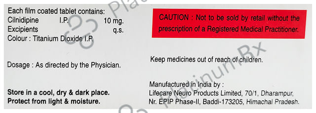 Cilaconida 10 Tablet