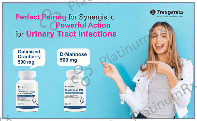 Trexgenics D-Mannose 500mg Veg. Capsules