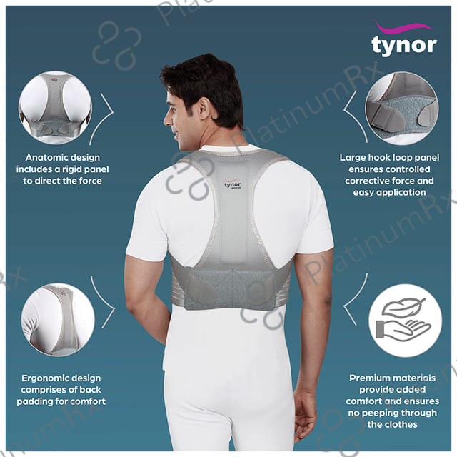 Tynor A 33 Posture Corrector Large Grey