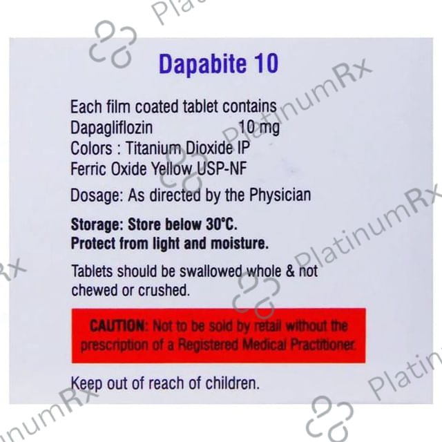 Dapabite 10mg Tablet 10s
