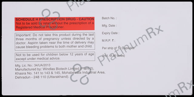Clavix Gold 75mg/40mg/75mg Capsule