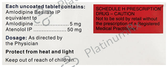 Amlip AT 5/50mg Tablet 10s