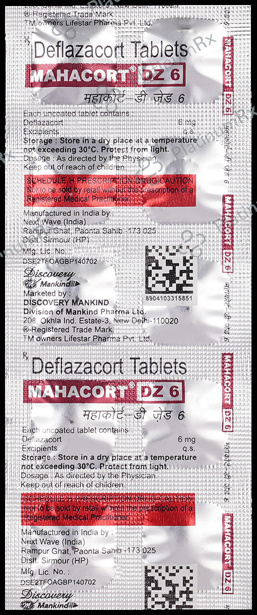Mahacort DZ 6mg Tablet 10s