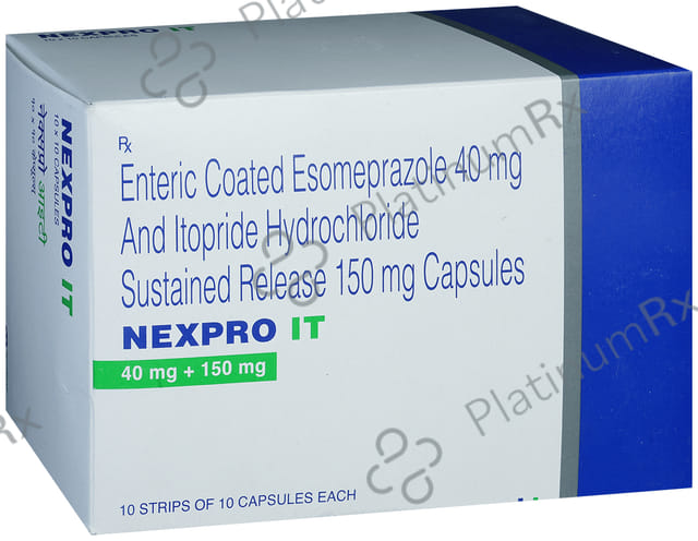 Nexpro IT 40/150mg Capsule SR 10s