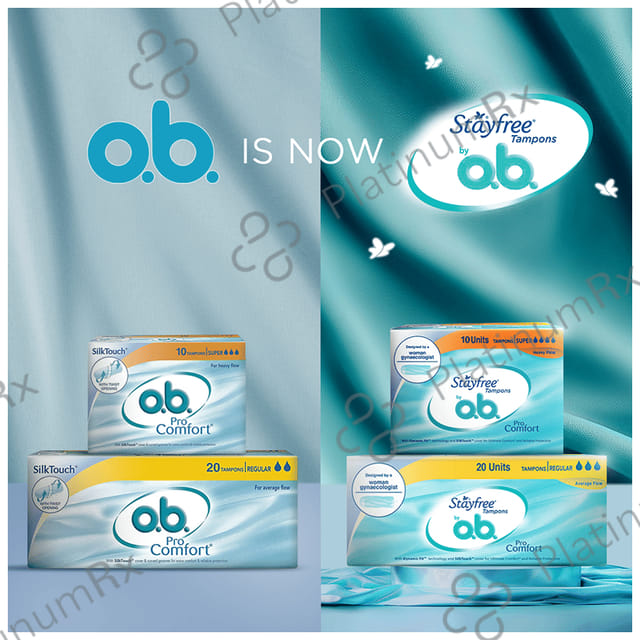 OB Silk Touch Pro Comfort Tampons Super 10s