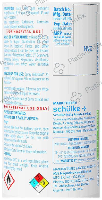 Mikrozid Mikrozid 25 Solution 250 ml