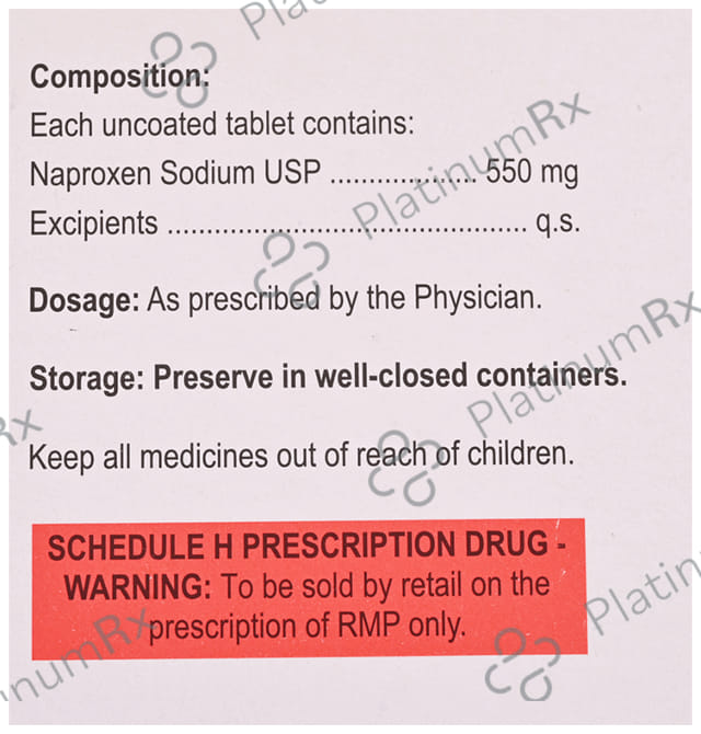 Naprosyn Plus 550mg Tablet 15s