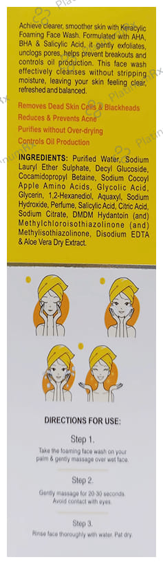 Leeford Keracylic Foaming Face Wash 60ml