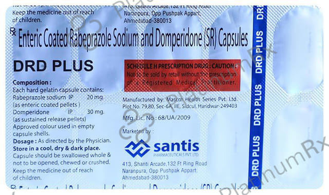 Drd Plus 30/20mg Capsule SR 10s