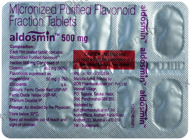 Aldosmin 500mg Tablet 10s