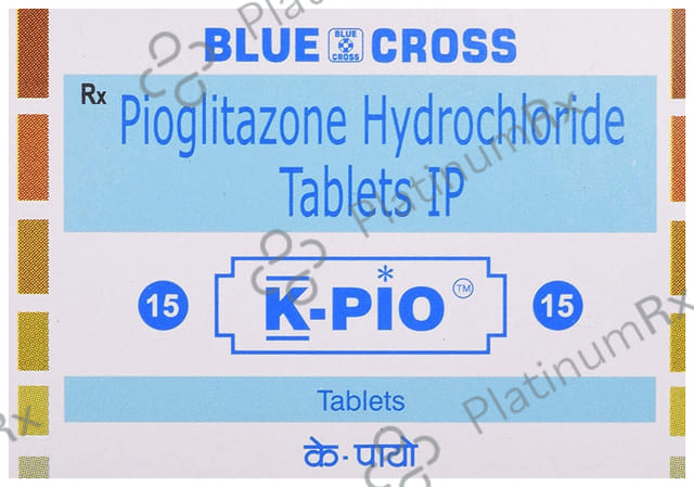 K Pio 15mg Tablet 15s