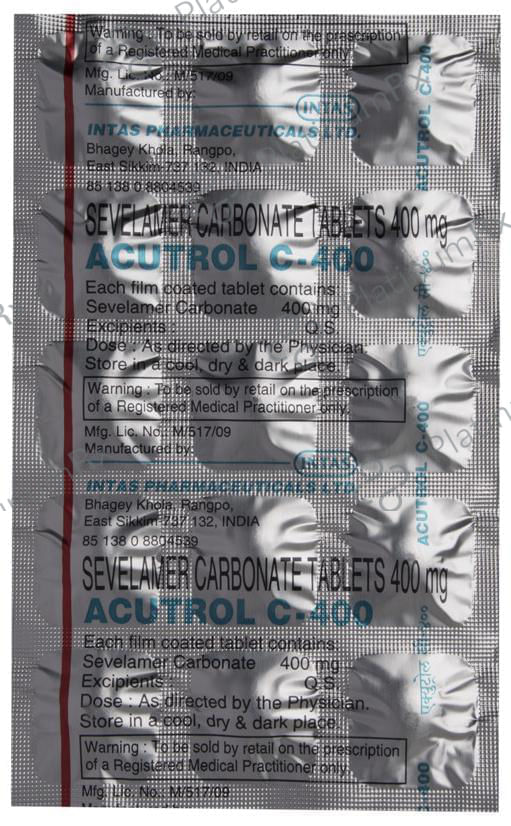 Acutrol C 400mg Tablet 15s