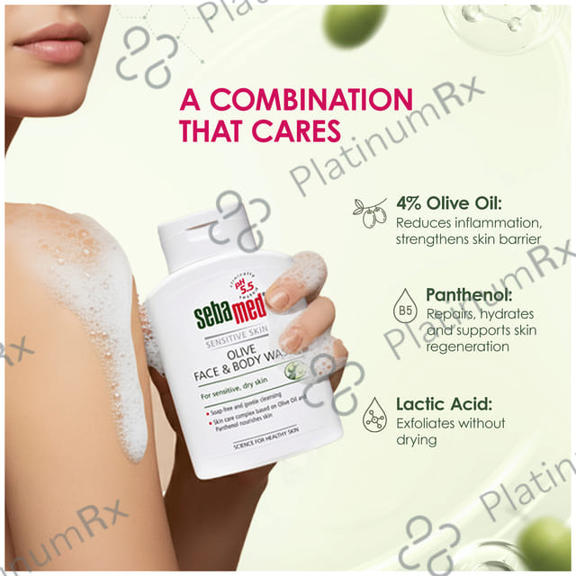 Sebamed Olive Face & Body Wash 200ml