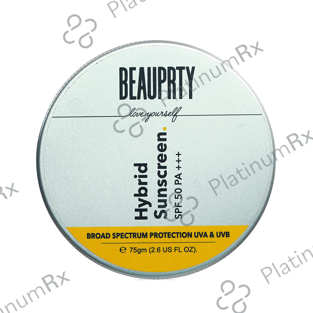 Beauprty Hybrid SPF 50 PA+++ Sunscreen 75gm