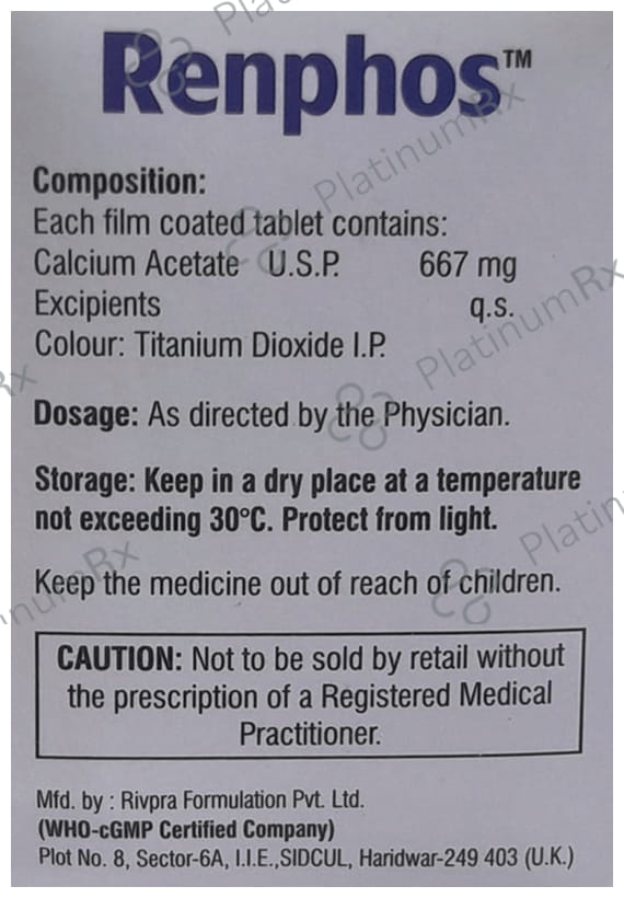 Renphos 667mg Tablet 10s