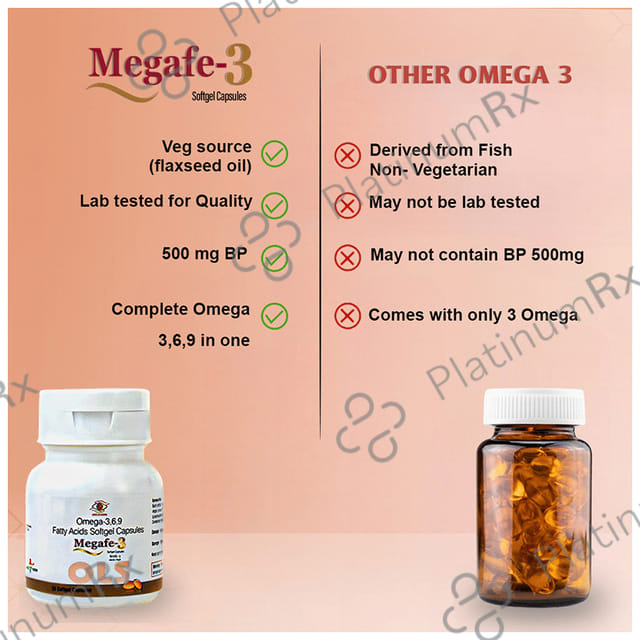 Megafe 3 Softgel Capsule 30 capsules