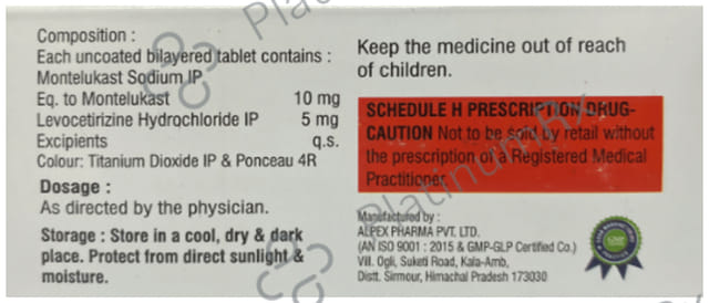 Monsam 5mg/10mg Tablet