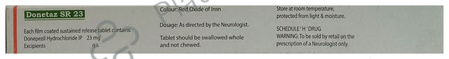 Donetaz SR 23 Tablet