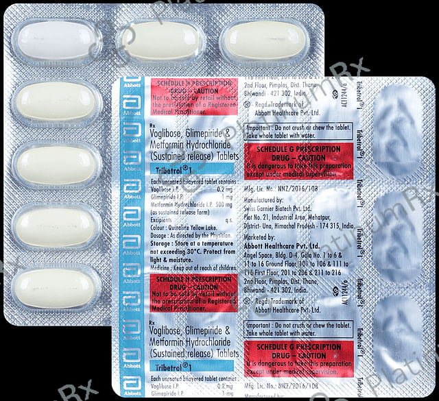 Tribetrol 1/500/0.2mg Tablet SR 15s