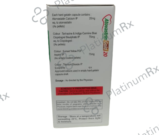 Atovastrin Gold 75/20/75mg Capsule 15s
