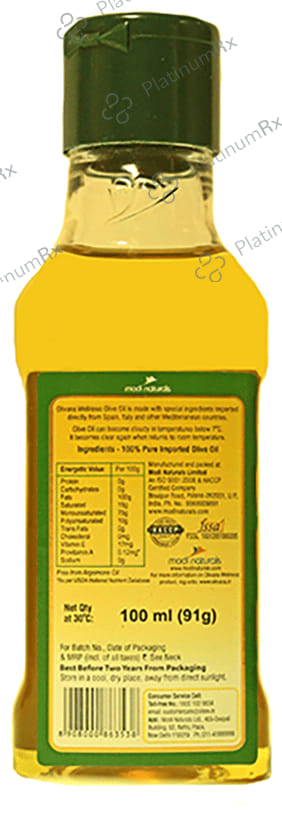 Olivana Wellness Natural Olive Oil 100 ml