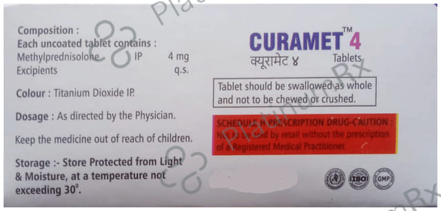 Curamet 4mg Tablet 10s