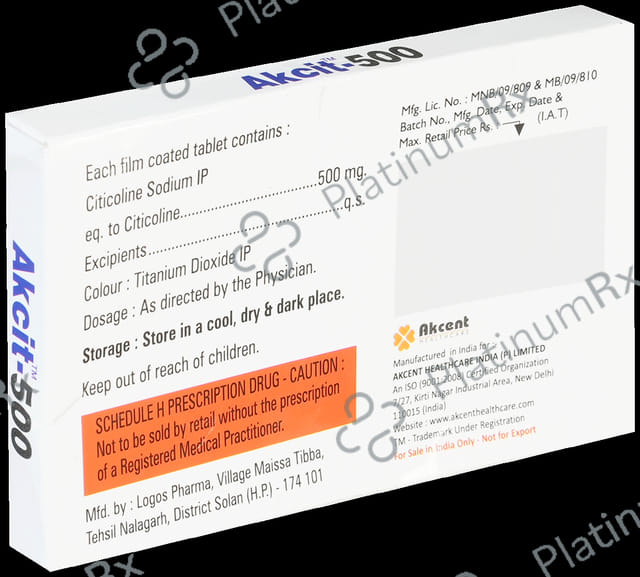 Akcit 500mg Tablet 10s