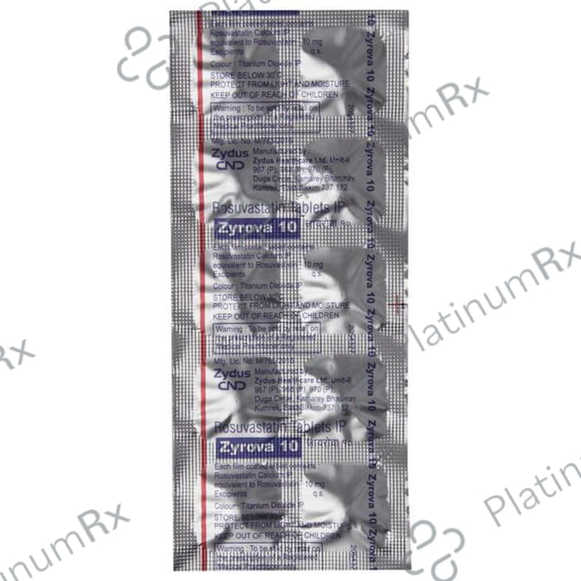 Zyrova 10mg Tablet 10s