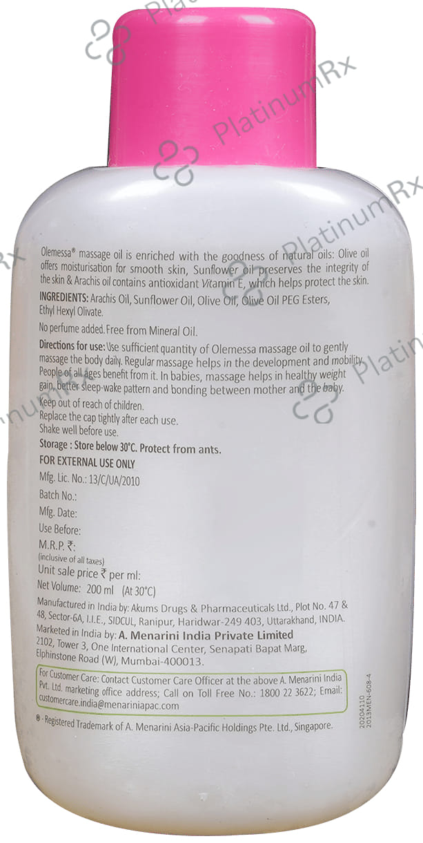 Olemessa Massage Oil 200ml