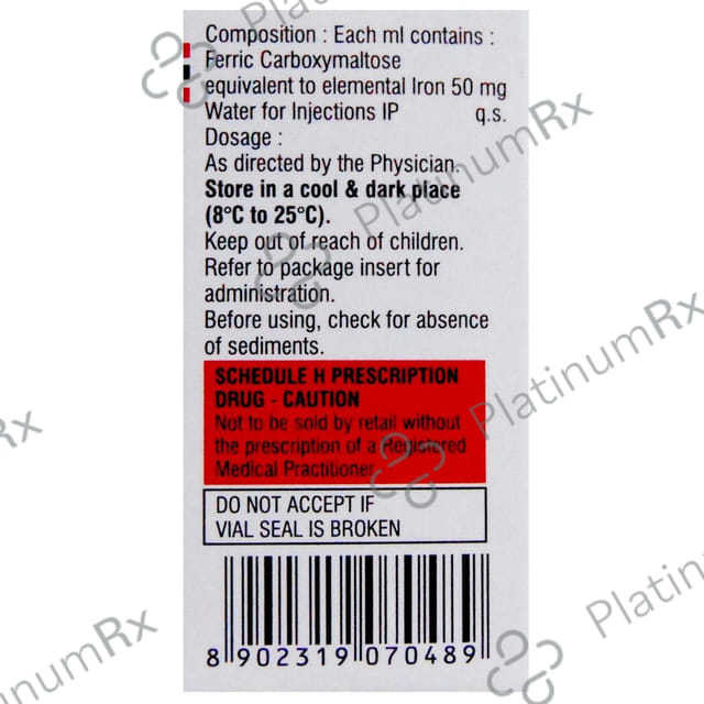 Encicarb 50mg Injection 10 ml
