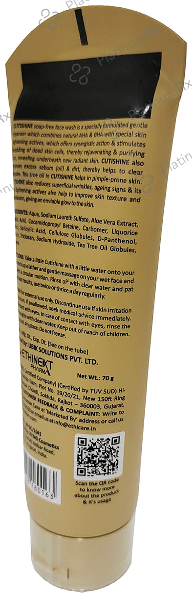 Cutishine Face Wash 70gm