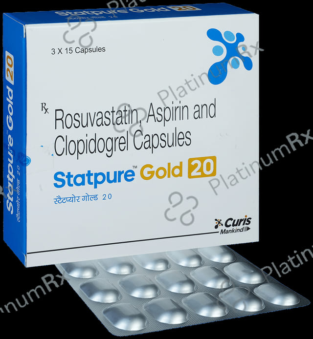 Statpure Gold 20/75/75mg Capsule 15s